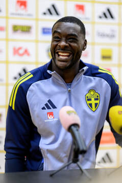 Ken Sema of the Swedish men's football national team