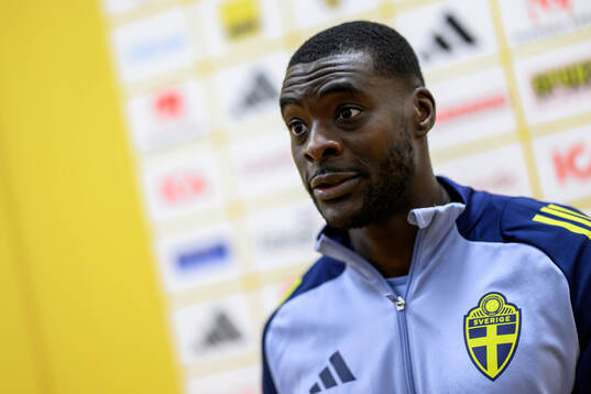 Ken Sema of the Swedish men's football national team