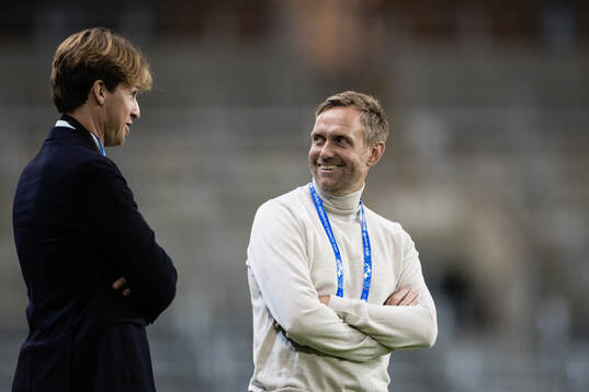 Technical director Adrian von Heijne and coach Martin