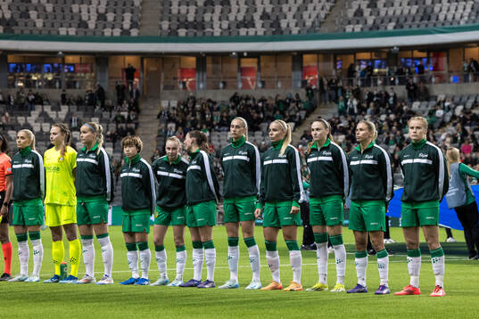 Players of Hammarby at line up