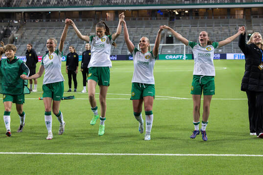 Players of Hammarby celebrate