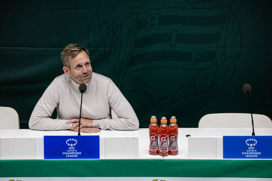 Coach Martin Sjögren of Hammarby
