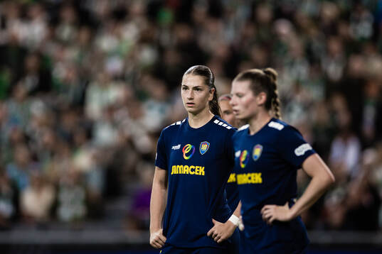 Melanie Brunnthaler of St Pölten looks dejected
