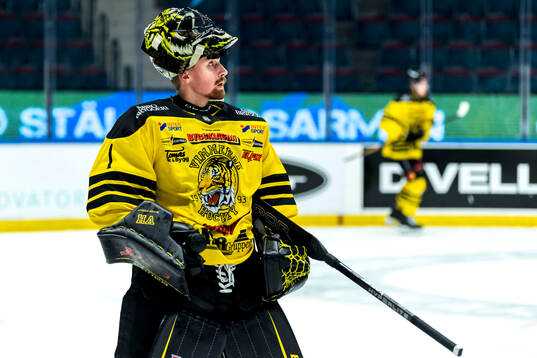 Vimmerbys målvakt Robin Christoffersson deppar