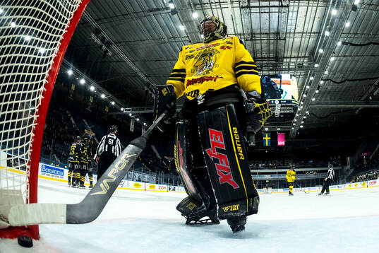 Vimmerbys målvakt Robin Christoffersson deppar