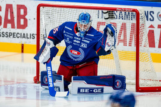 Oskarshamns målvakt Emil Kruse