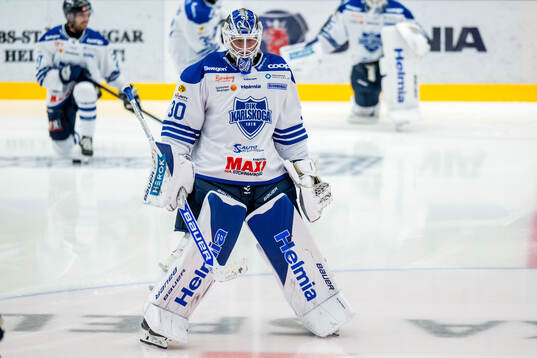 Karlskogas målvakt Samuel Jonsson
