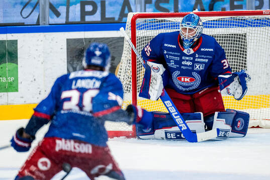 Oskarshamns målvakt Emil Kruse