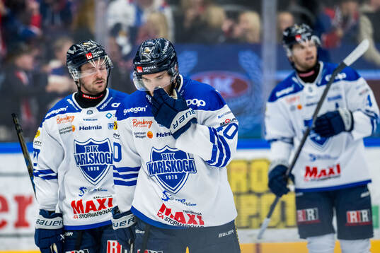 Karlskogas Kalle Jellvert deppar