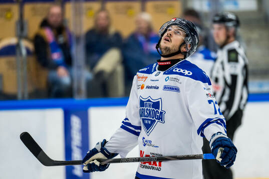Karlskogas Viktor Lennartsson deppar