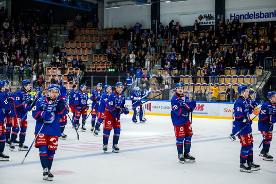 Oskarshamns spelare i jublar