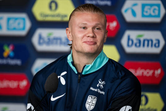 Erling Braut Haaland of the Norwegian national football team