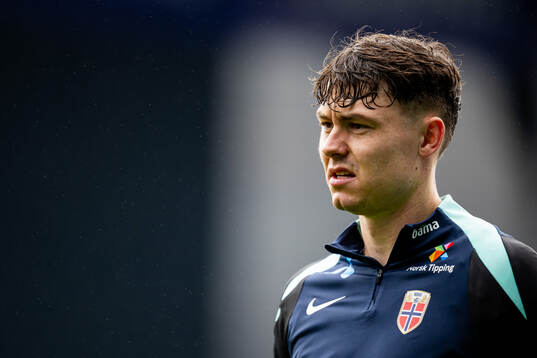 Jørgen Strand Larsen of the Norwegian national football
