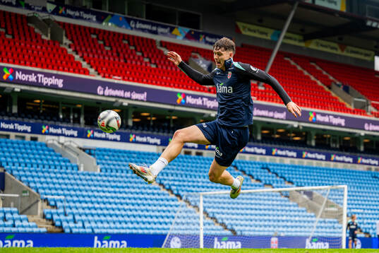 Jørgen Strand Larsen of the Norwegian national football