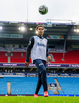 Antonio Nusa of the Norwegian national football team