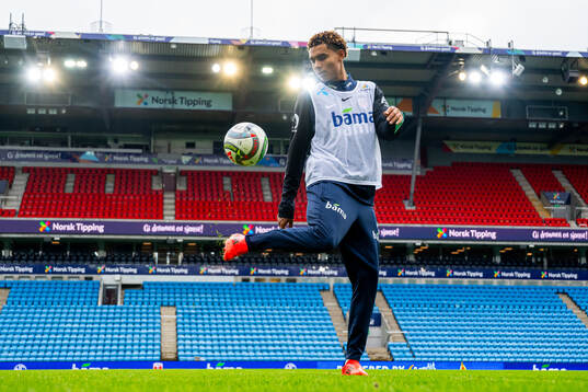 Antonio Nusa of the Norwegian national football team