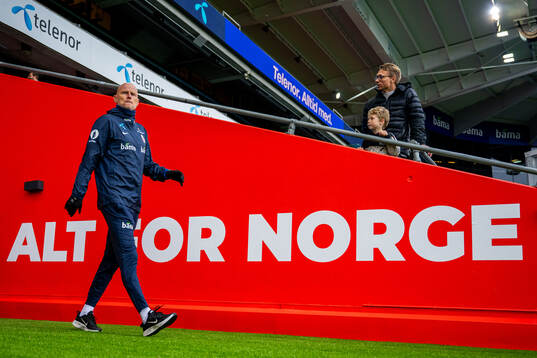 Ståle Solbakken, head coach of the Norwegian national
