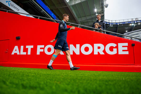 Alexander Sørloth of the Norwegian national football team