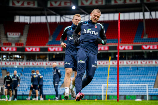 Sondre Langås and Julian Ryerson of the Norwegian national