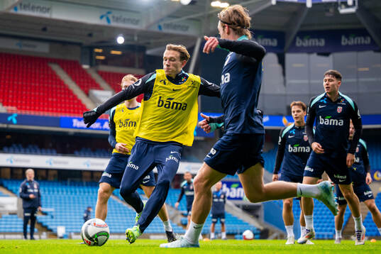 Marcus Holmgren Pedersen of the Norwegian national football