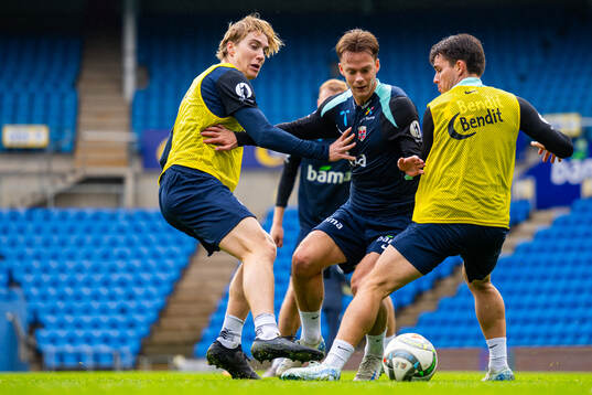 Kristian Thorstvedt, Felix Horn Myhre and Hugo Vetlesen of