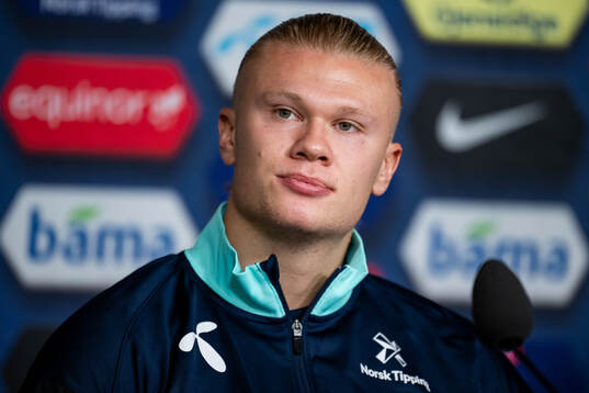 Erling Braut Haaland of the Norwegian national football team
