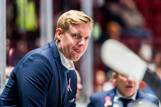 HV71s tränare Anton Blomqvist