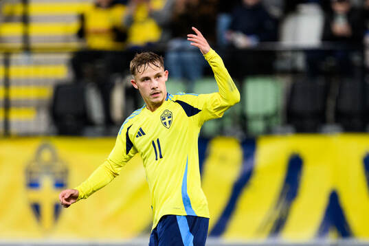 Jacob Ondrejka of Sweden celebrates