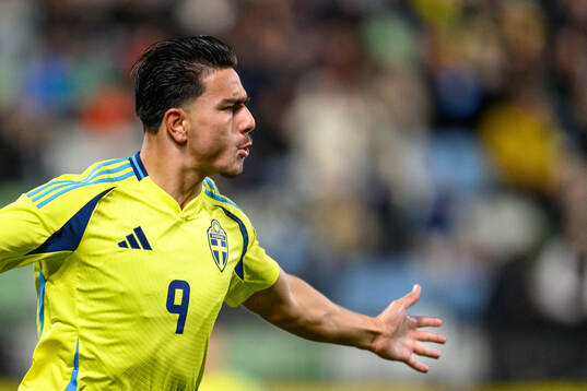 Bläddra bland fler bilder av Football, UEFA European Under-21 Qualifier, Sweden - Georgia