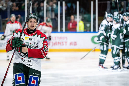 Frölundas Max Friberg deppar