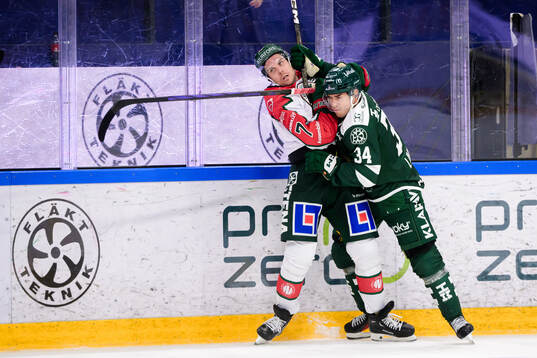 Frölundas Henrik Tömmernes och Färjestads Michael