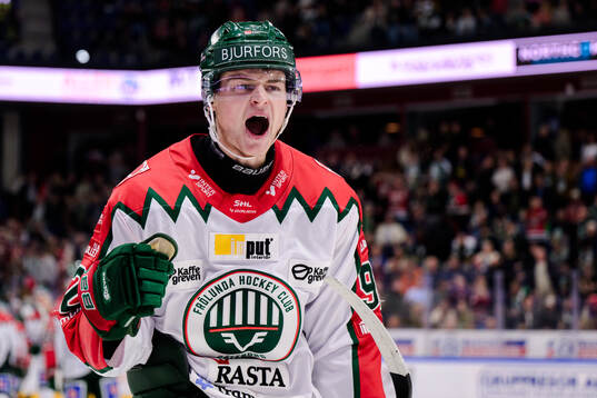 Frölundas Filip Cederqvist jublar