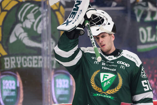 Färjestads målvakt Damian Clara