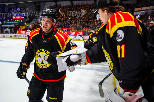 Brynäs Jakob Silfverberg jublar