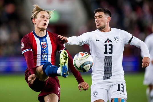 Marcus Holmgren Pedersen of Norway and Erik Janza of