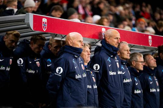 Head coach Ståle Solbakken of Norway