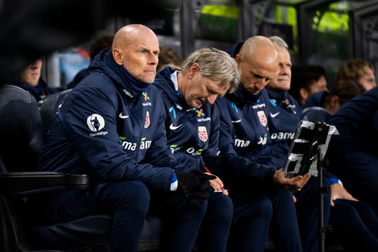 Head coach Ståle Solbakken of Norway