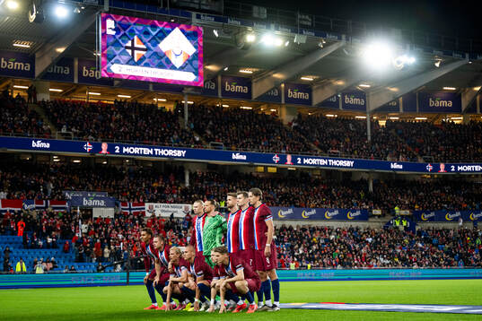 The team line-up of Norway