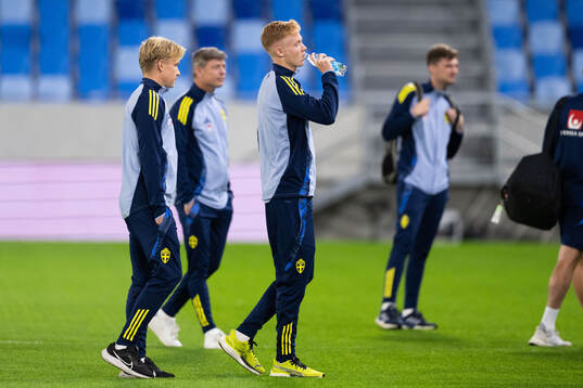 Hugo Larsson of the Swedish men's national football team at
