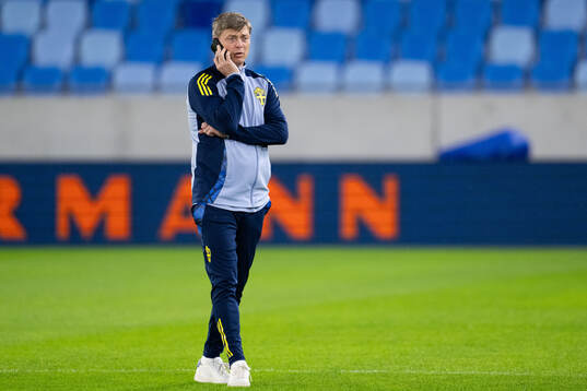Head coach Jon Dahl Tomasson of the Swedish men's national