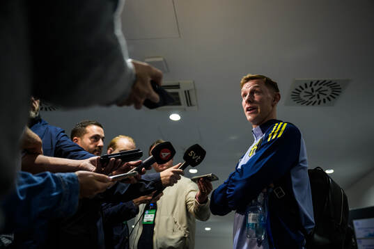 Emil Krafth of the Swedish men's national football team
