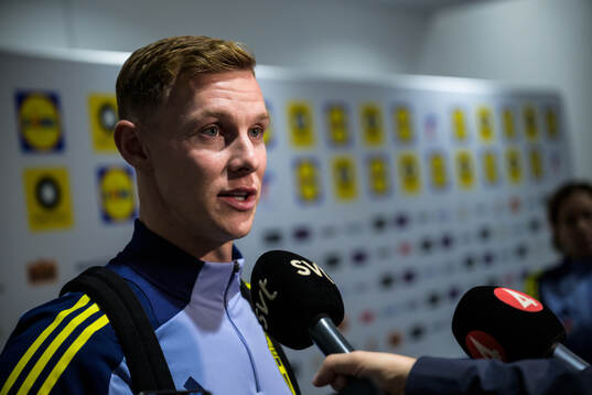 Emil Krafth of the Swedish men's national football team