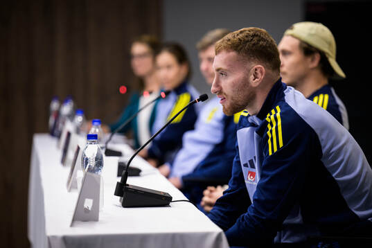 Dejan Kulusevski of the Swedish men's national football team