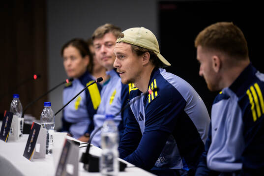 Victor Nilsson Lindelöf of the Swedish men's national