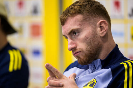 Dejan Kulusevski of the Swedish men's national football team