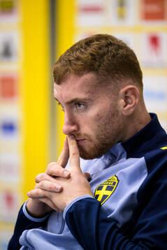 Dejan Kulusevski of the Swedish men's national football team
