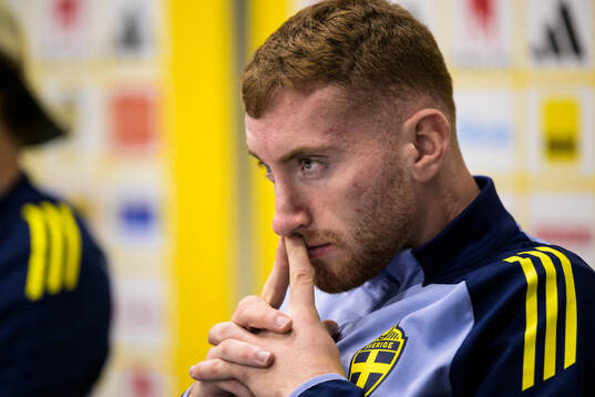 Dejan Kulusevski of the Swedish men's national football team