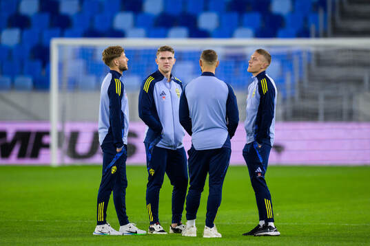 Anton Salétros, Viktor Gyökeres, Jesper Karlström and