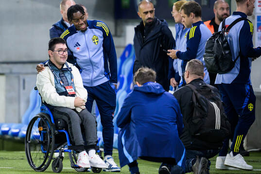 Anthony Elanga of the Swedish men's national football team