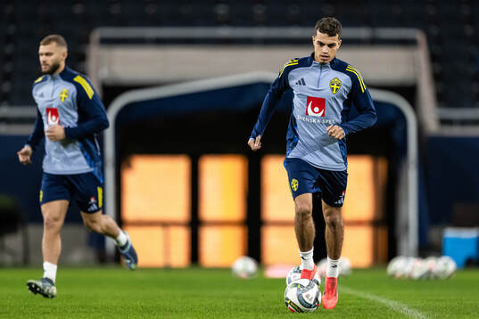 Yasin Ayari of the Swedish men's football national team at